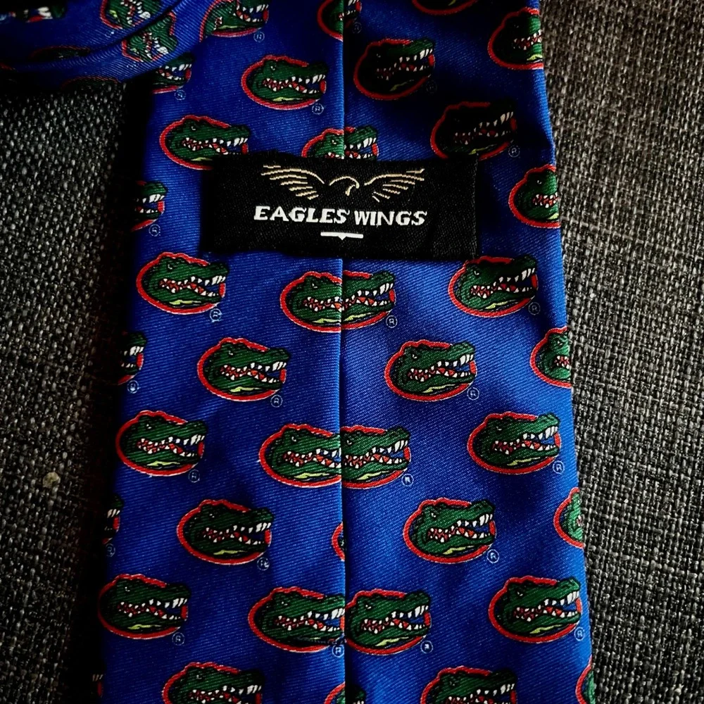 University of Florida Gators Tie Necktie Blue Green‎ Orange Collegiate 0215